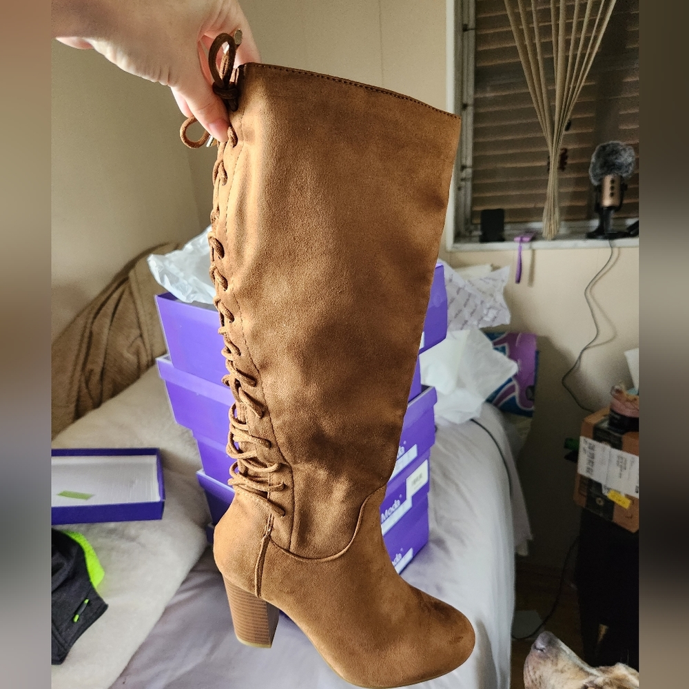 Top Moda brown boots new in box
